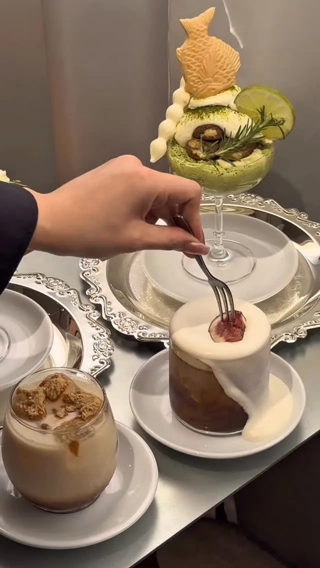 旬のいちじくパフェ